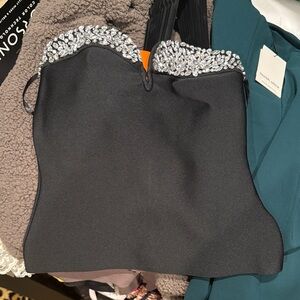 Karen Millen Crystal bustier top size small NWT